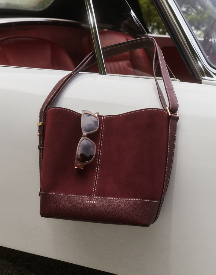 Bolso cubo de ante Heath