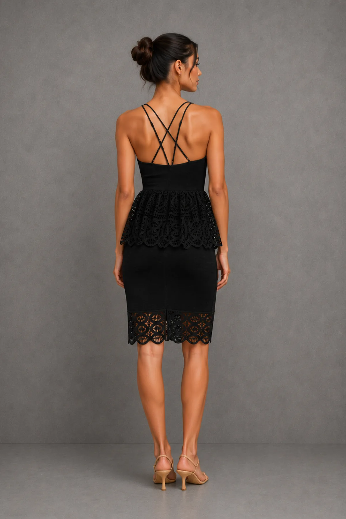 Vestido Tahari – Negro | Talla 4