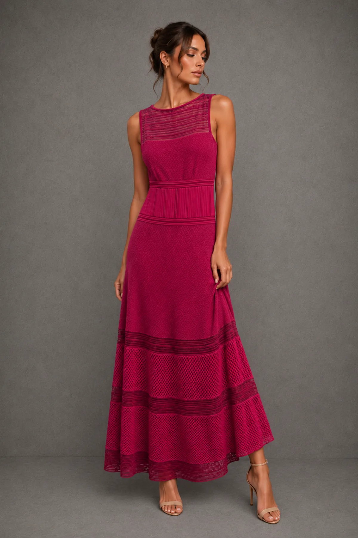 Vestido Tadashi – Fucsia | Talla 8