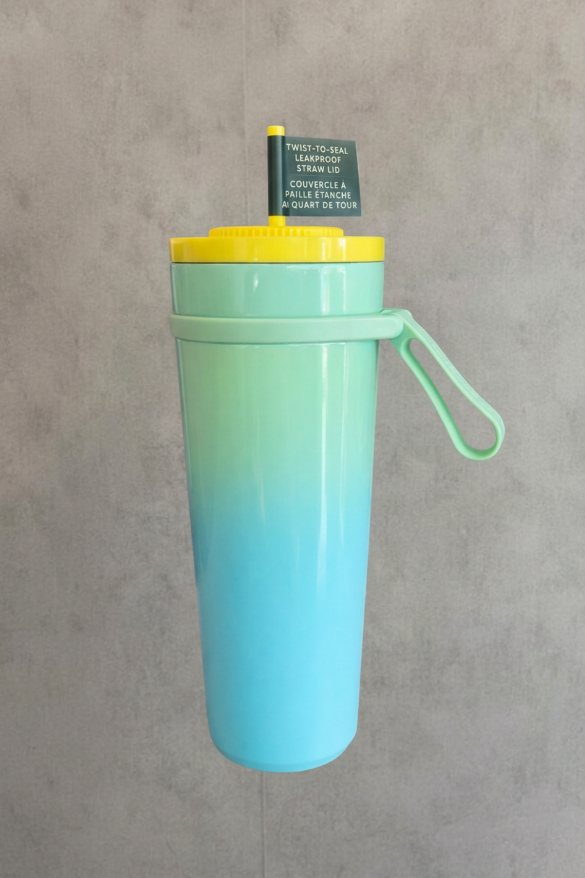 Vaso térmico Starbucks con asa degradado azul