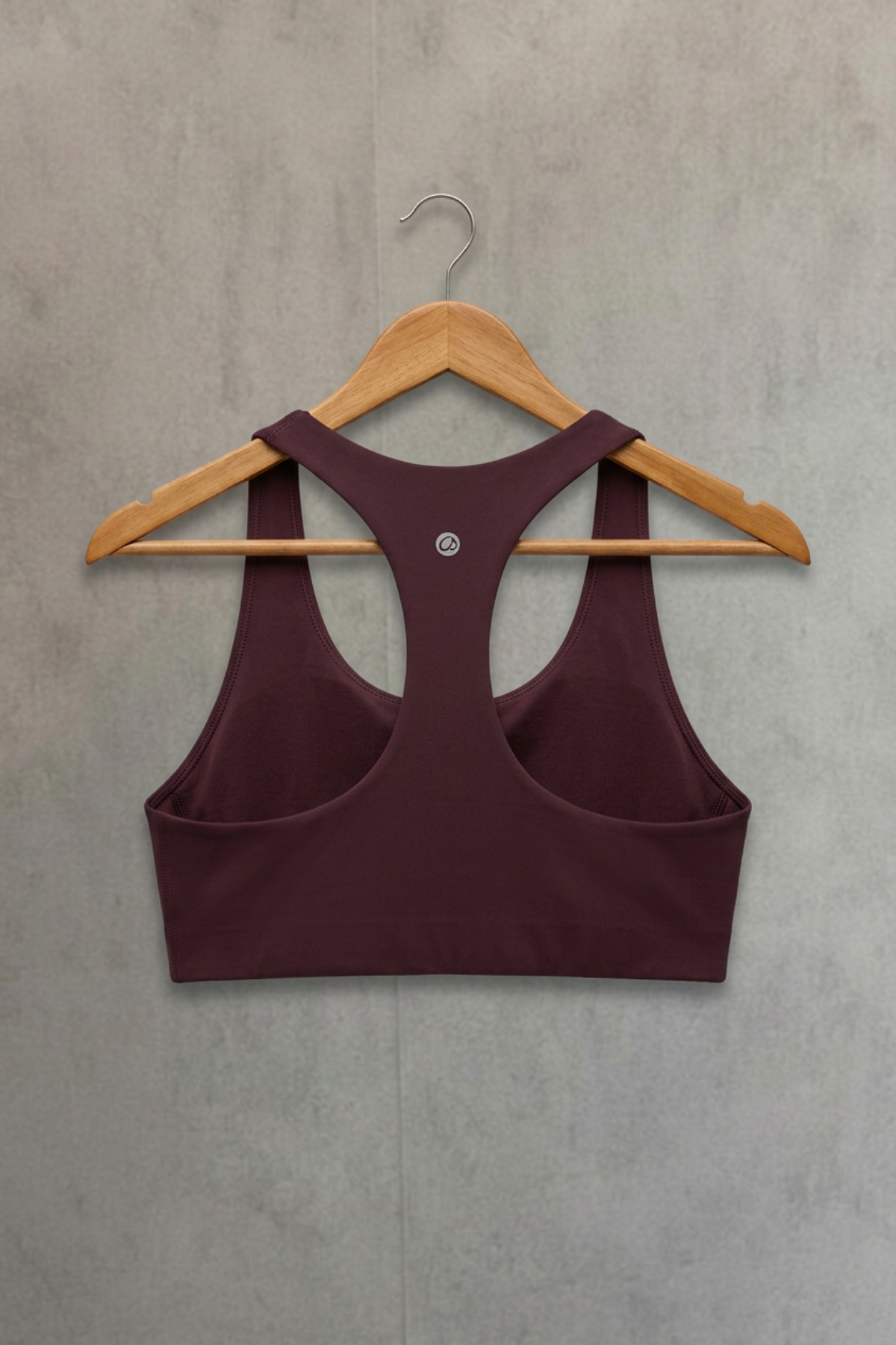 Crzyoga Racerback Keyhole Sports Bra - Ripe Plum | talla L