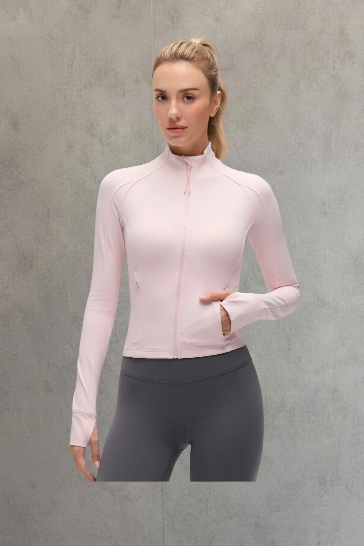 Crzyoga Full Zip Jacket - Pink | Talla M