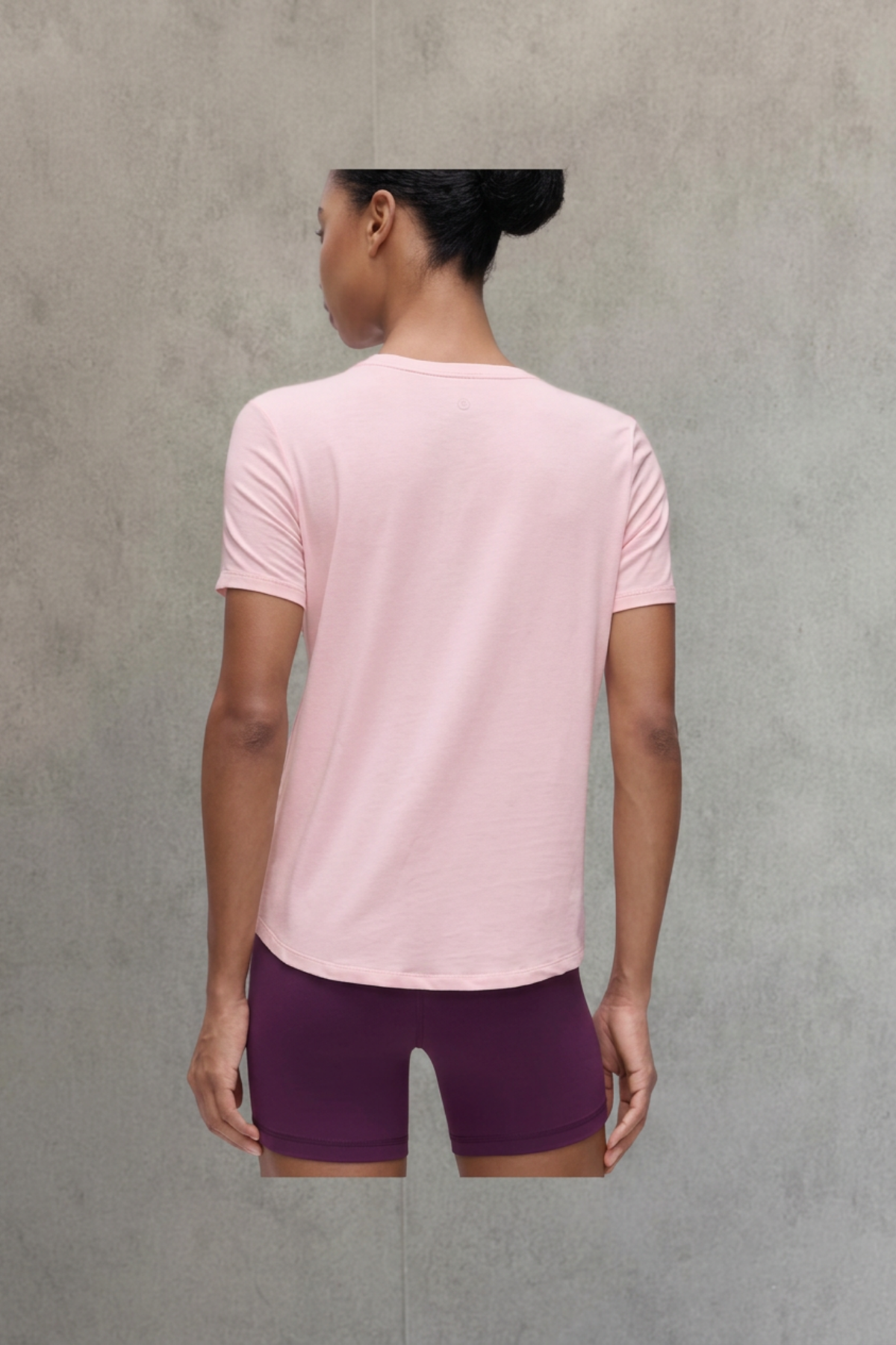 Crzyoga Pima Cotton camiseta de cuello redondo