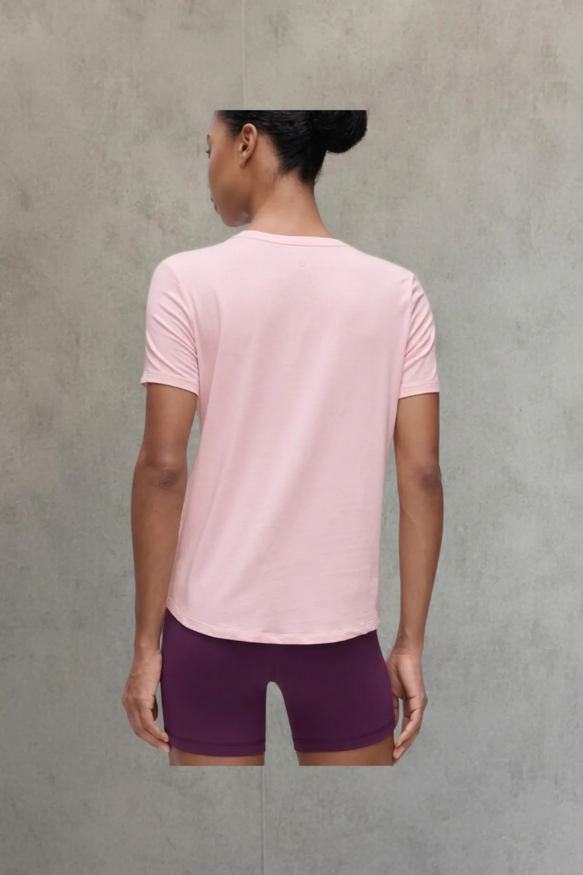 Crzyoga Pima Cotton camiseta de cuello redondo