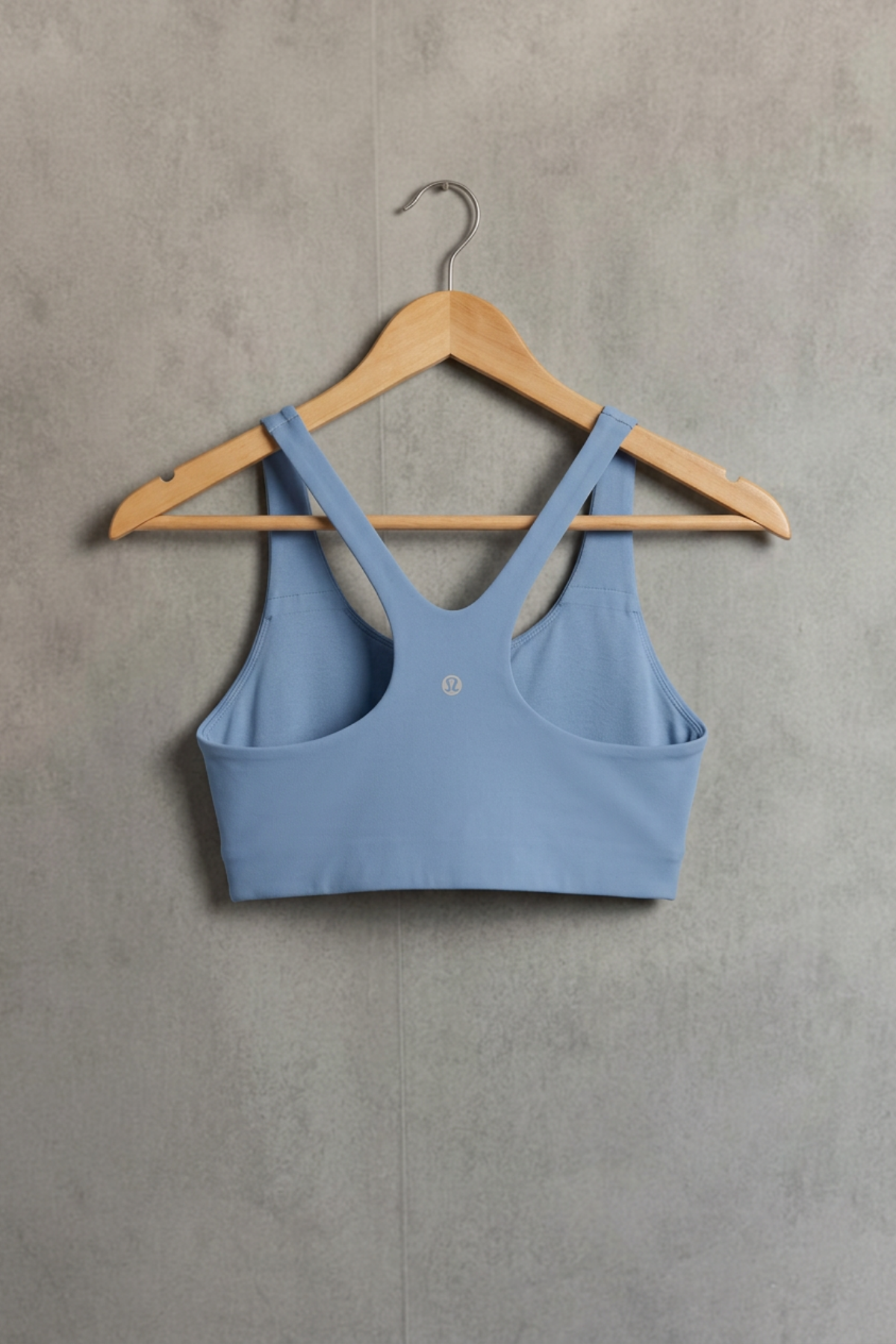 Crzyoga Sport Bra Square Neck - Washed Denim | Talla M