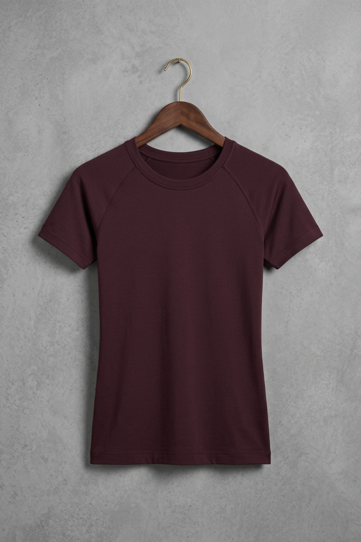 Crzyoga Camiseta Seamless Hip Length Short Sleeve
