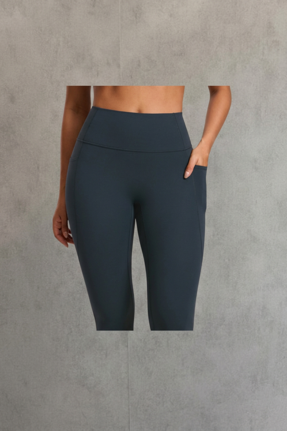 Crzyoga No Front Seam Pocket Legging 25'' - true navy | Talla M