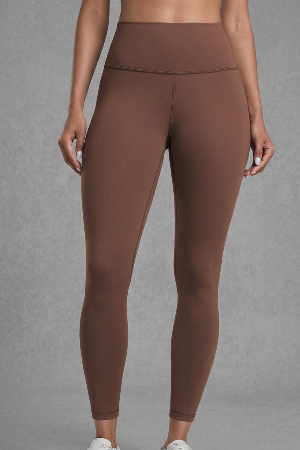CRZYOGA No Front Seam Legging - Hot Fudge Brown | Talla M