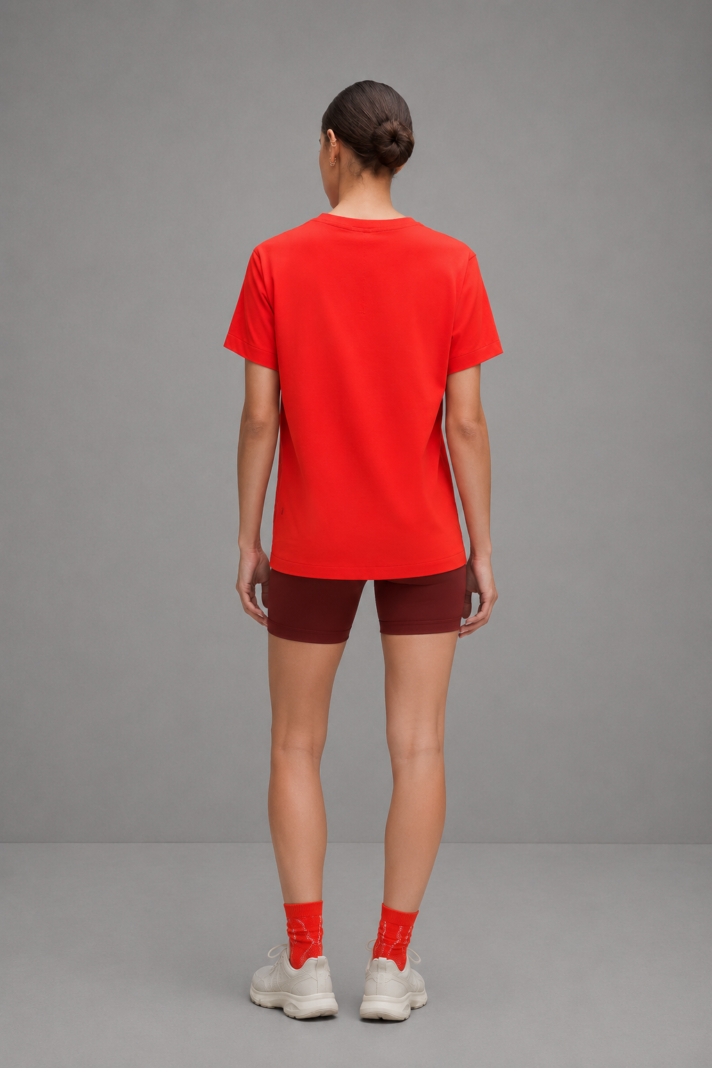 Lululemon camiseta algodon organico - Cherry | Talla M