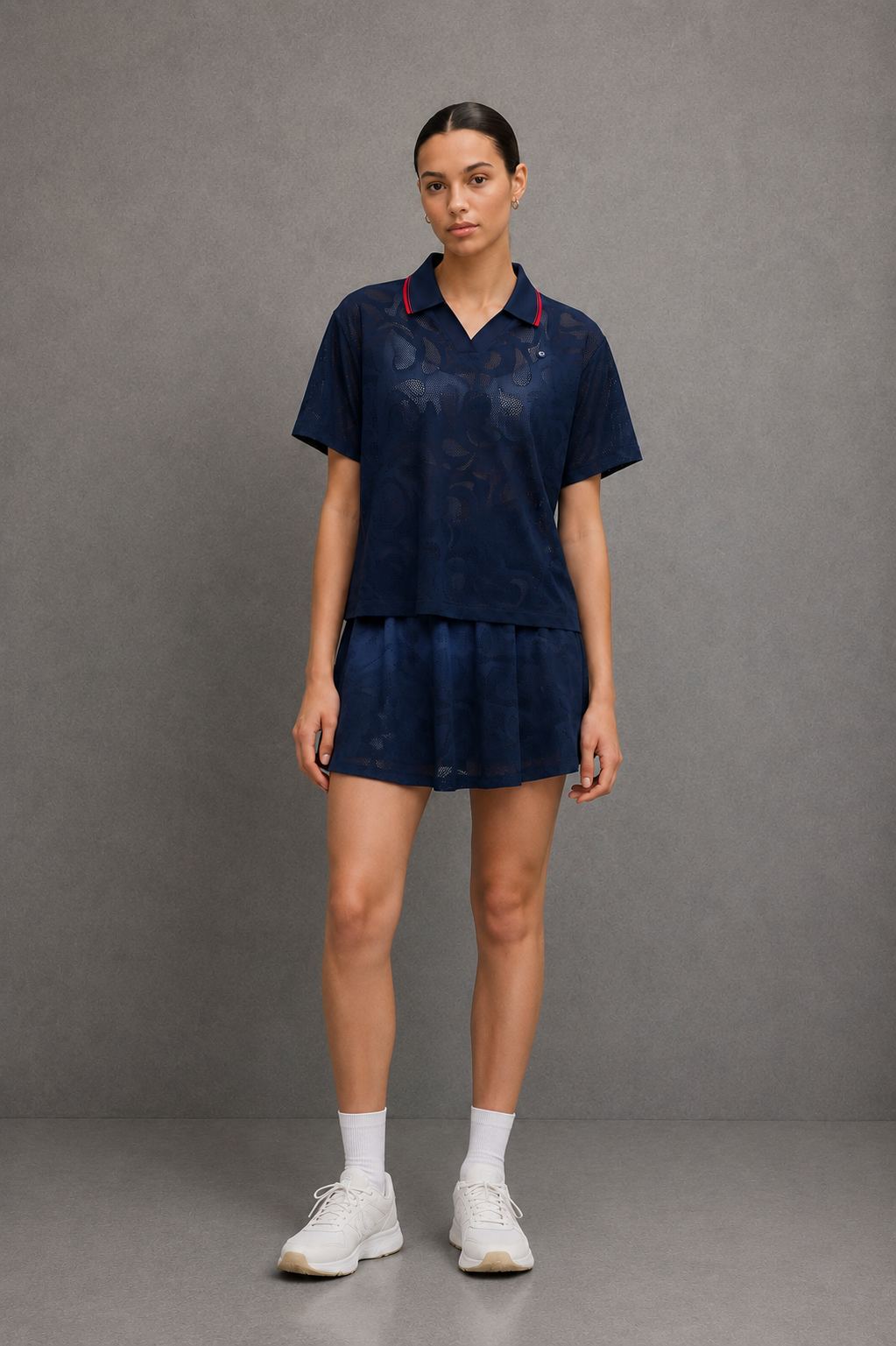 Lululemon Tennis Polo Shirt de Mesh - Azul | Talla M