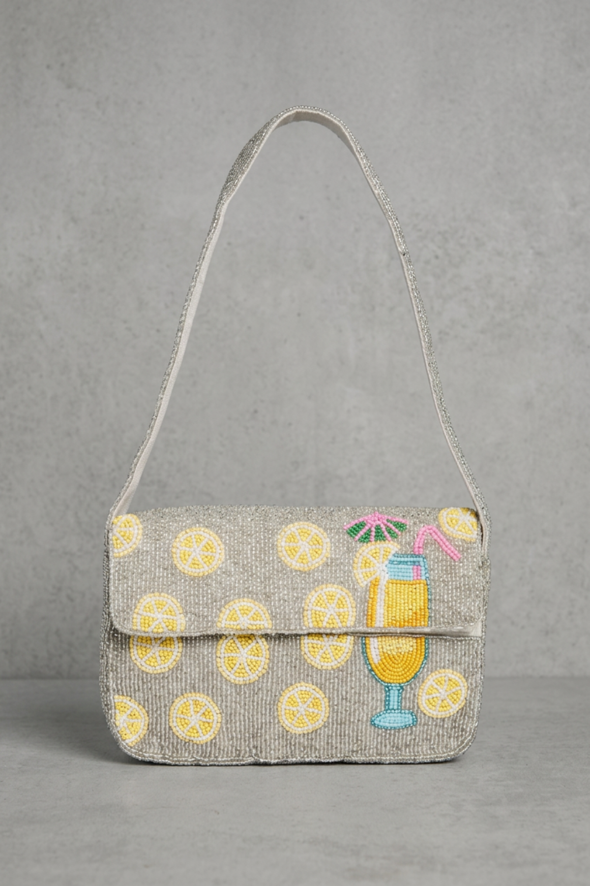 Cartera Diseño Pedreria Limones