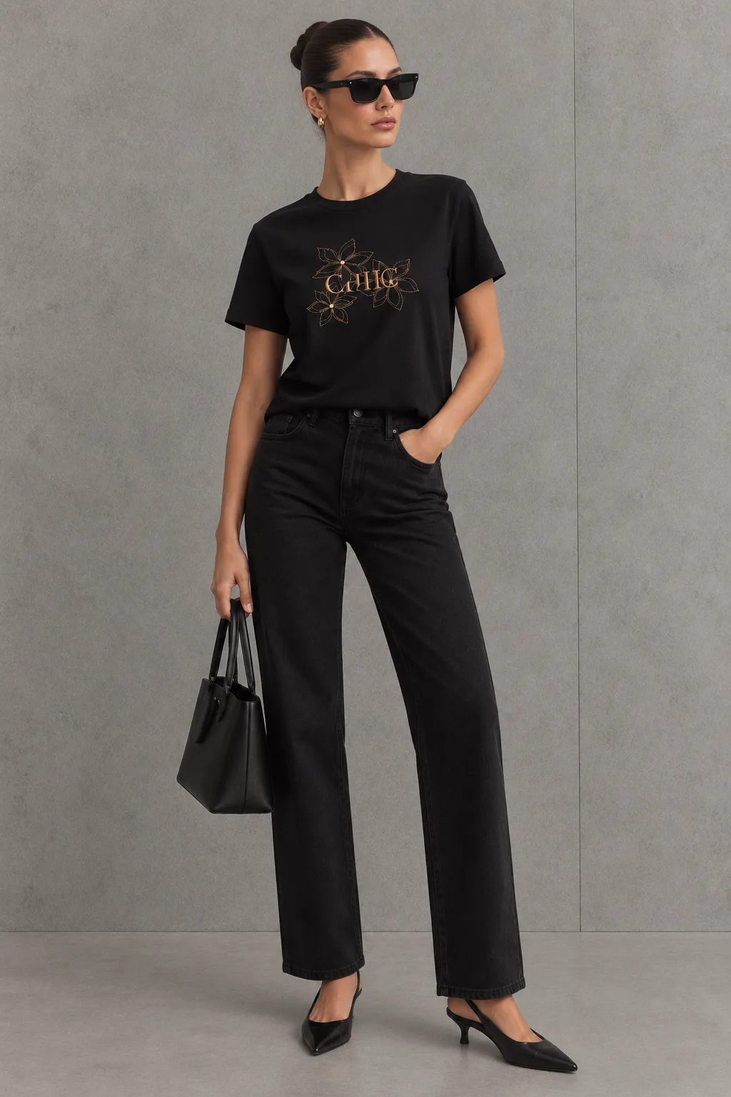 Carolina Herrera camiseta - Negra | Talla M