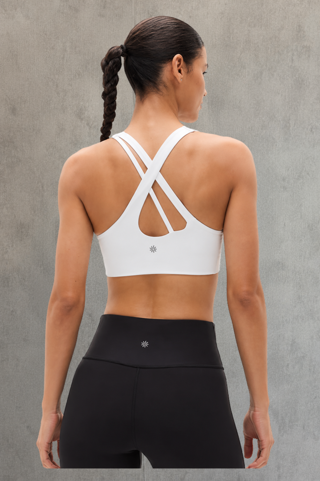 Athleta Circuit Train Sports Bra A-C - Blanco | Talla M