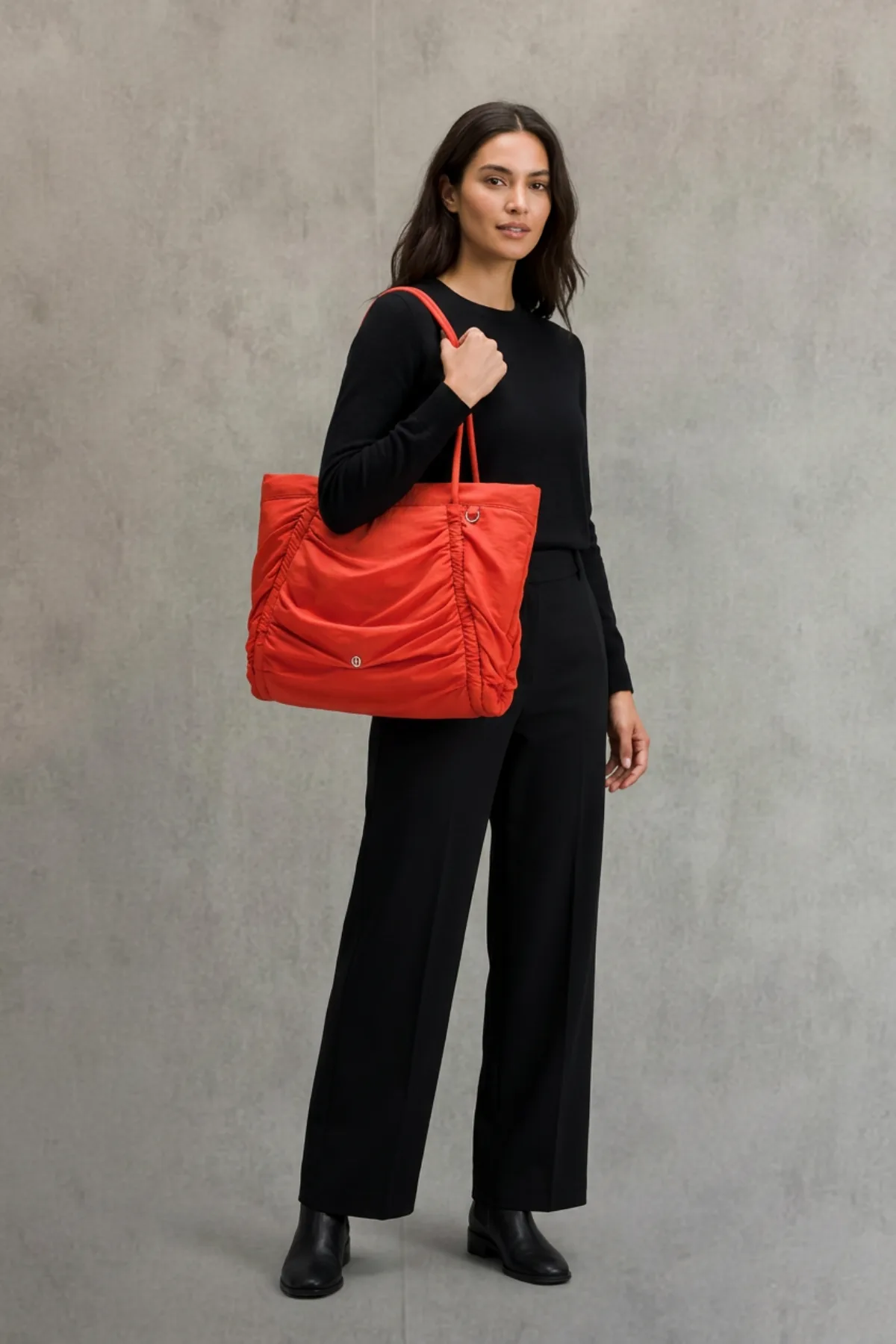 Lululemon Ruched Tote Bag - Cherry