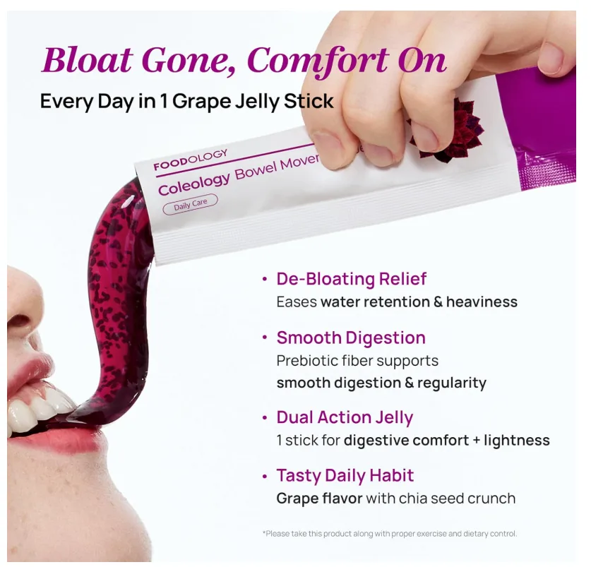 Foodology Coleology Bowel movement pack x 10